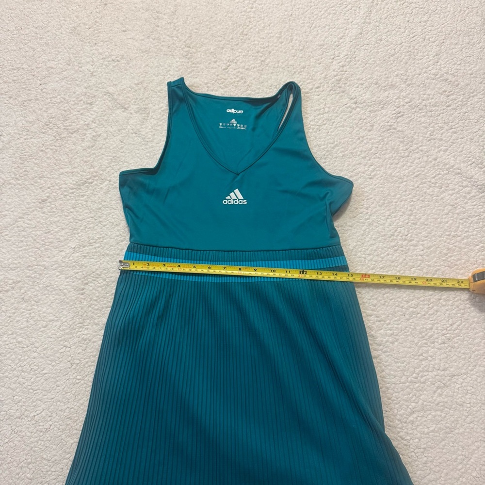 ADIDAS ADIPURE MARIA KIRILENKO TENNIS DRESS Turquoise Size Medium - Picture 5 of 10